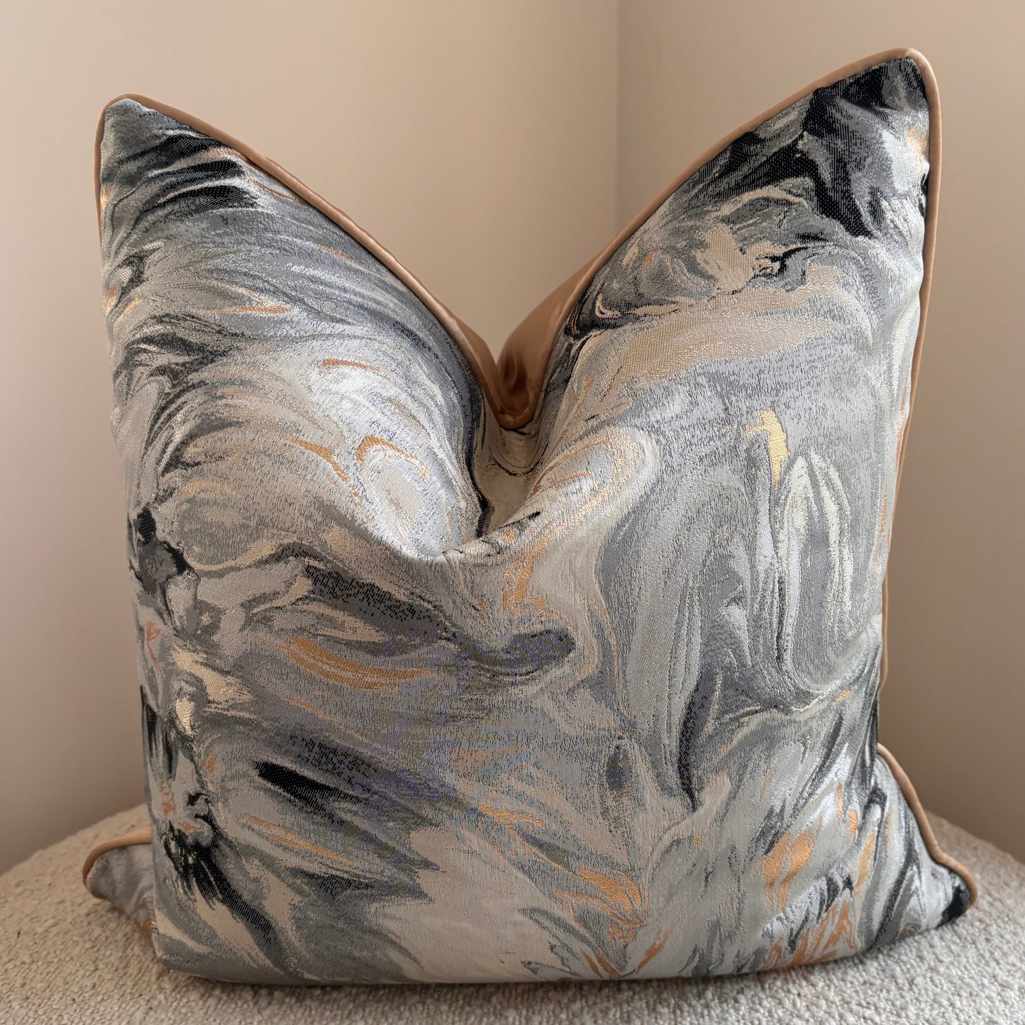 Grey Gold Marble Abstract - EX DISPLAY